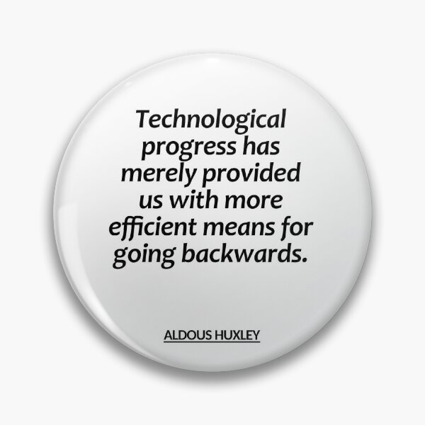 Item preview, Aldous Huxley Quote - Shirts & Stickers (light bg) designed and sold by CineMania.