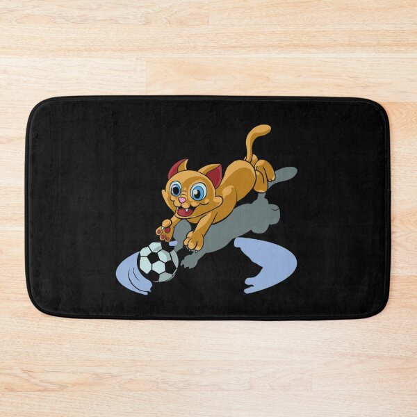 Item preview, Cute little cat with soccer  designed and sold by EasyStreet Fashion.