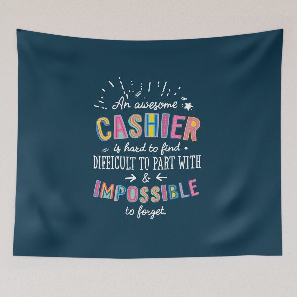 Item preview, An awesome Cashier Gift Idea - Impossible to Forget Quote designed and sold by betternotes.