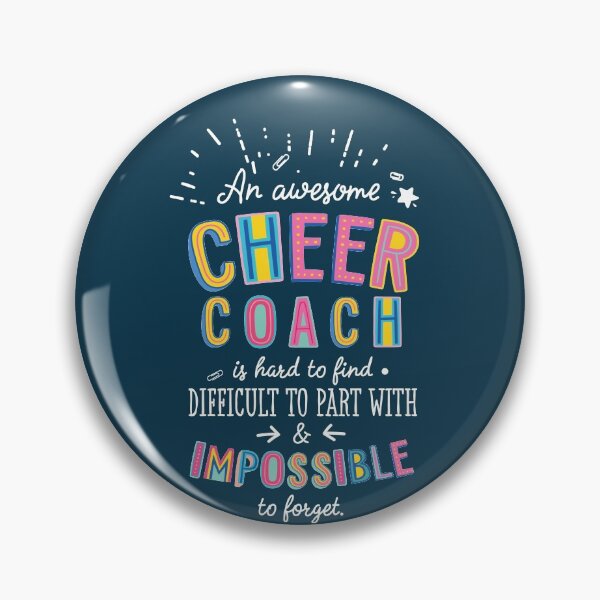 Artikelvorschau, Eine tolle Geschenkidee für Cheerleader-Trainer – Unvergessliches Zitat entworfen und verkauft von betternotes.
