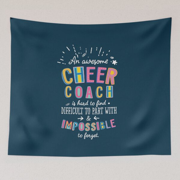 Item preview, An awesome Cheer Coach Gift Idea - Impossible to Forget Quote designed and sold by betternotes.