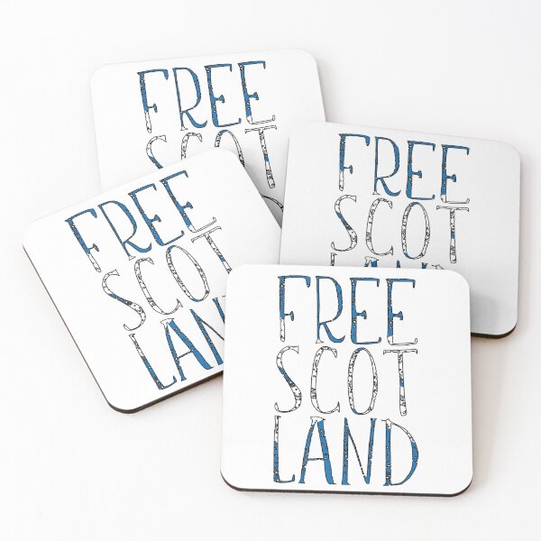 Item preview, FREE SCOTLAND, Scottish Independence Saltire Flag Text Slogan designed and sold by MacPean.