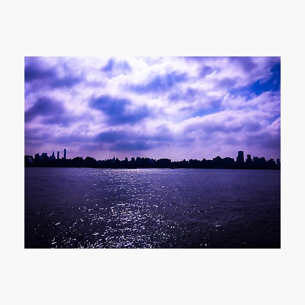 Dark Purple Sky Photographic Print