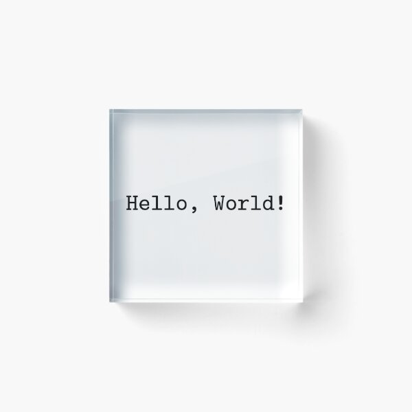 Item preview, Hello World Computer Printout designed and sold by STEMDesigns137.