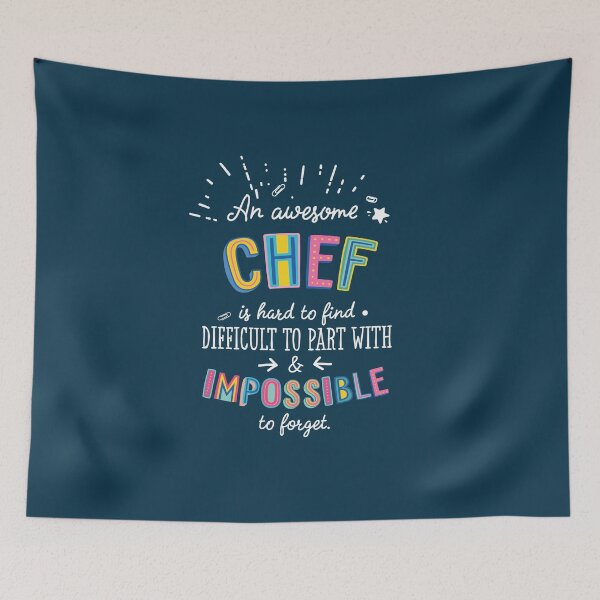 Item preview, An awesome Chef Gift Idea - Impossible to Forget Quote designed and sold by betternotes.