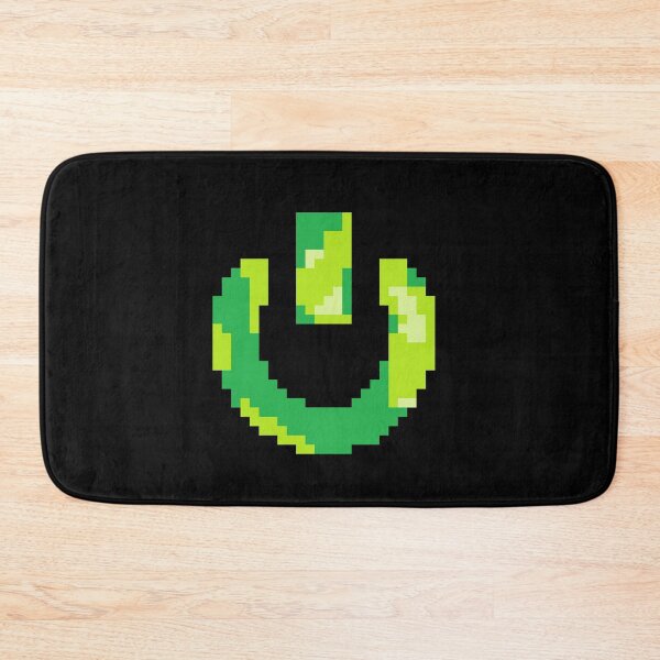 Item preview, Power On Symbol - Electronic Pixel Green designed and sold by Ryan Silberman.