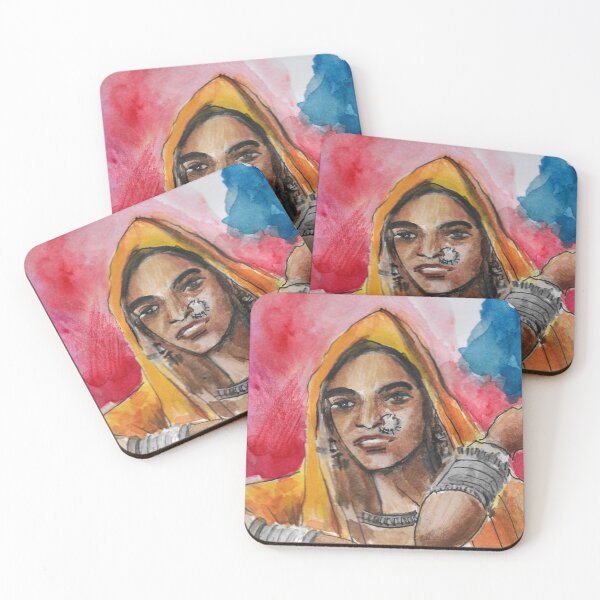 Item preview, Indian Beauty  designed and sold by Sukhpal Grewal Ethnic Art.