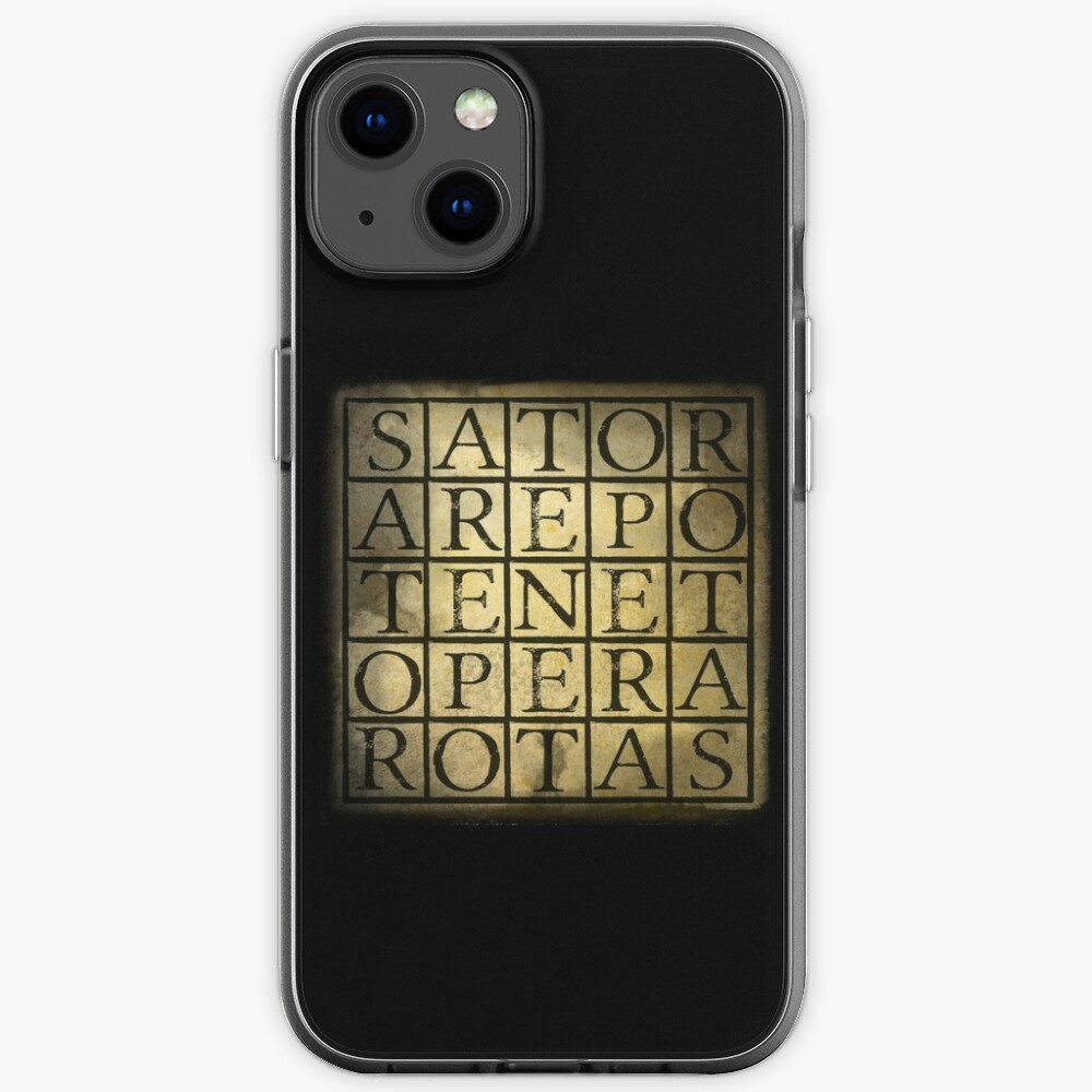 Sator Square Iphone Case By S Aldarnay Redbubble