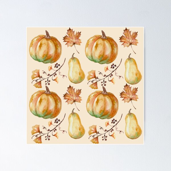 Item preview, Pumpkin, Squash and Leaves for the Fall designed and sold by AlexandraStr.