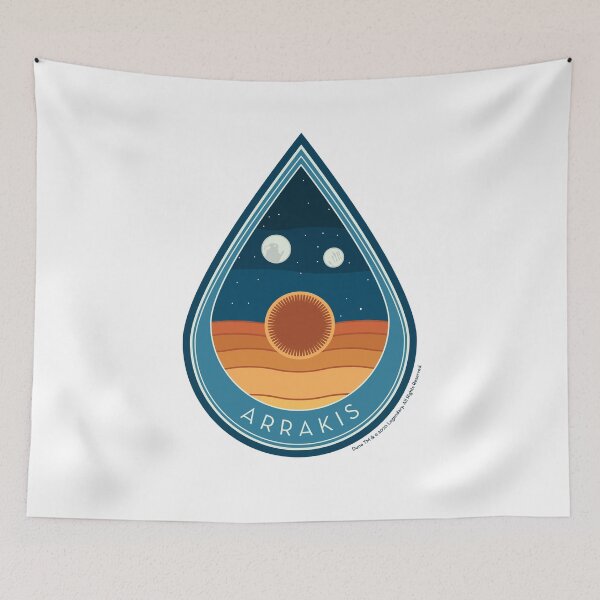 Item preview, Dune Arrakis Sandworm Space Patch designed and sold by Markadesign.