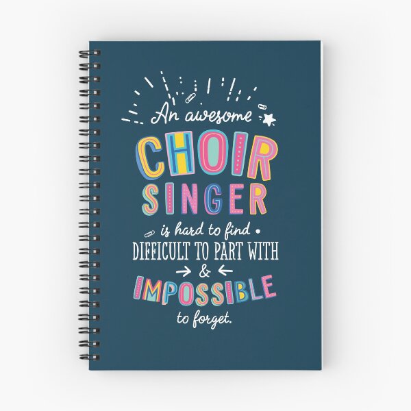 Item preview, An awesome Choir Singer Gift Idea - Impossible to Forget Quote designed and sold by betternotes.