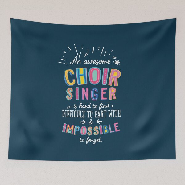 Item preview, An awesome Choir Singer Gift Idea - Impossible to Forget Quote designed and sold by betternotes.