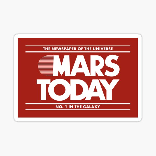 Artikel-Vorschau von MARS Today - Total Recall 1990, designt und verkauft von badgewolf.