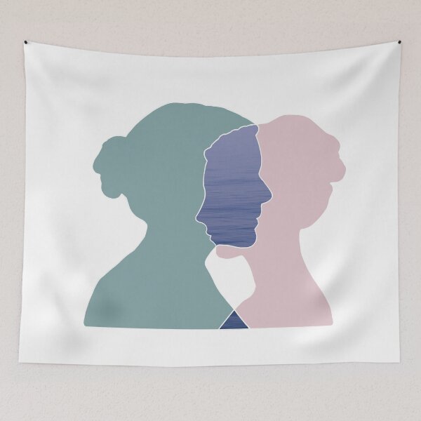 Item preview, Ammonite Minimalist Ocean Silhouettes - White Lines  designed and sold by magicae.