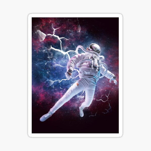 Item preview, astronaut universe exploding  designed and sold by AuthenticSloth.