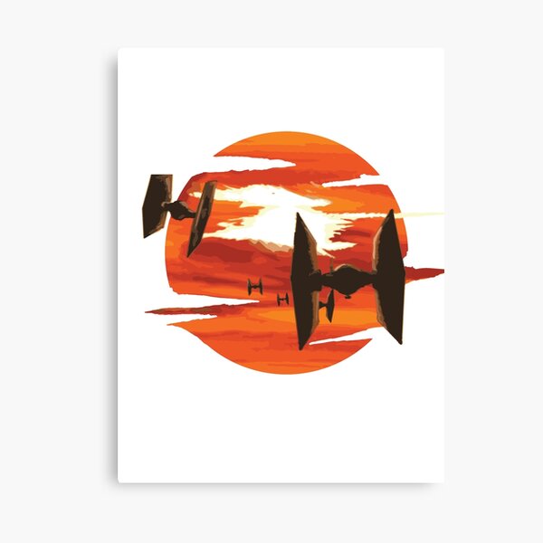 Ride of the Tie fighters Canvas Print