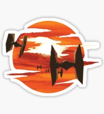 Ride of the Tie fighters Sticker