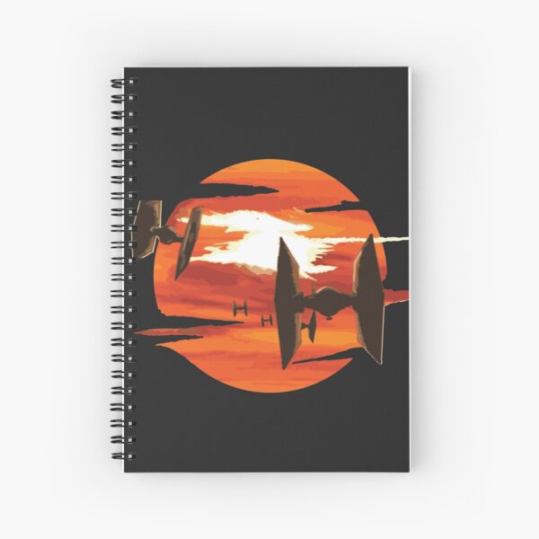 Ride of the Tie fighters Spiral Notebook