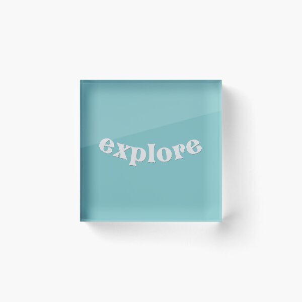 Item preview, Explore - One word, an action designed and sold by Modern-Fusion.