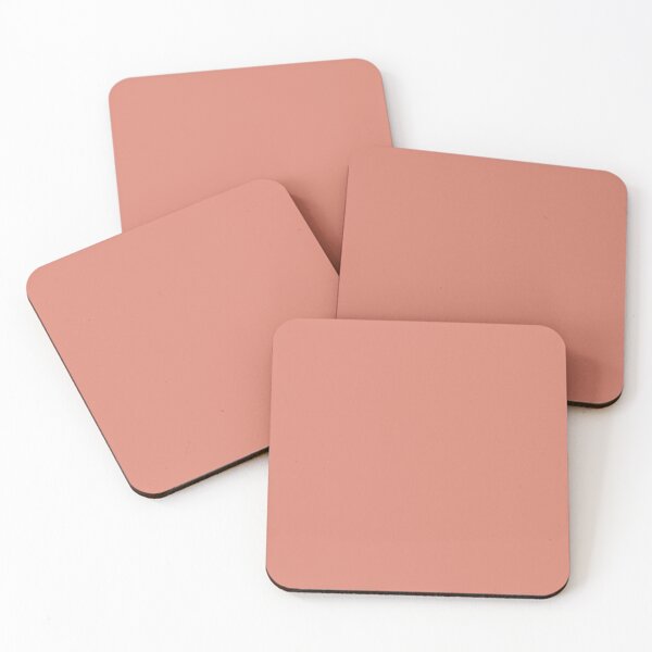 Item preview, Minimal Art, Coral, Block Art, Colour Prints designed and sold by meggydesigns.
