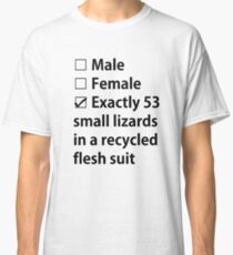 No Gender, Only Lizards Classic T-Shirt