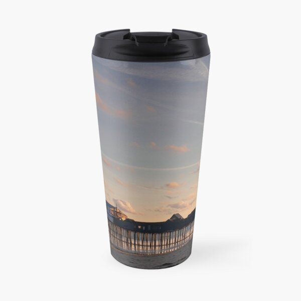 Old Orchard Beach Pier Maine Travel Mug