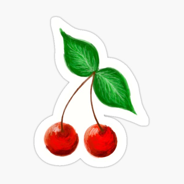 Sticker Maraschino Kirsche Redbubble