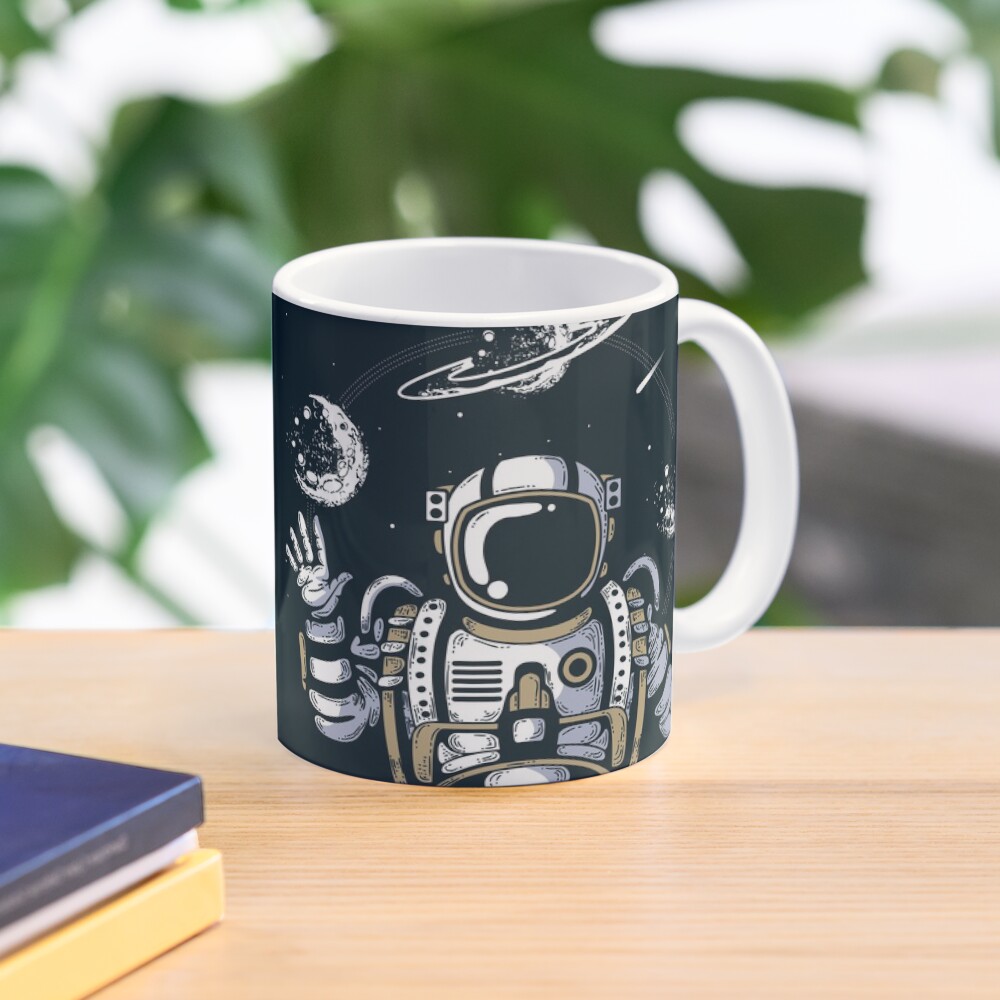 Spaceman on the Space Mug
