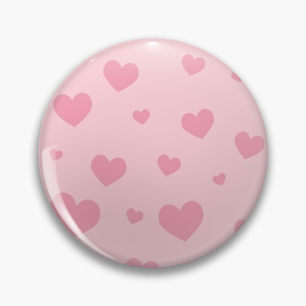 soft pink heart buttons