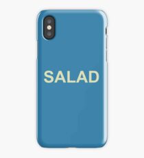 Christian Leave Salad Print (Blue) iPhone Case
