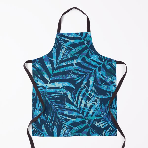 Item preview, 65 MCMLXV Tropical Blue Tie-Dye Leaves Pattern designed and sold by 65 MCMLXV.