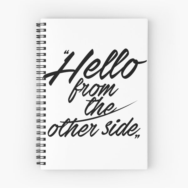 Item preview, Hello from the other side - version 3 - black designed and sold by Supreto.