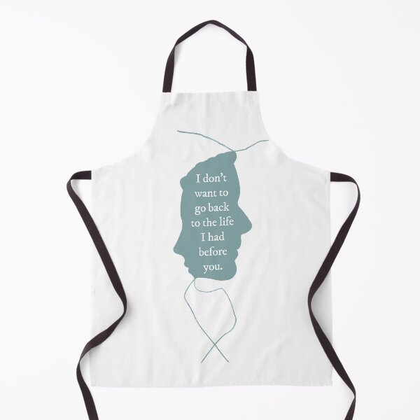 Item preview, I Don't Want To Go Back To The Life I Had Before You - Ammonite Silhouette in Teal designed and sold by magicae.