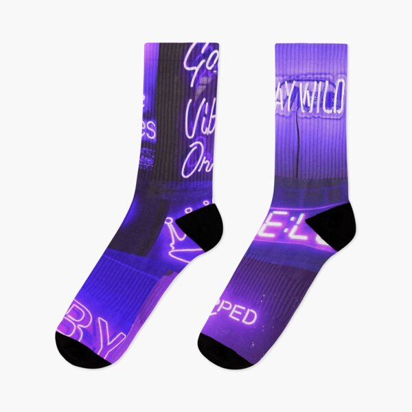 Item preview, Purple Neon Lights Aesthetic Collage designed and sold by Snowflake6.