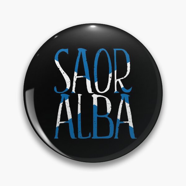 Item preview, SAOR ALBA, Scottish Independence Saltire Flag Text Slogan designed and sold by MacPean.