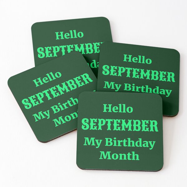 Item preview,  Hello September. My birthday month designed and sold by RueChiedza.