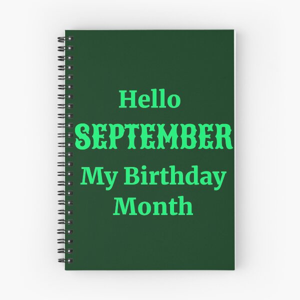 Item preview,  Hello September. My birthday month designed and sold by RueChiedza.