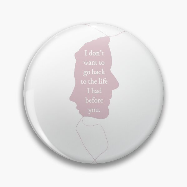 Item preview, I Don't Want To Go Back To The Life I Had Before You - Ammonite Silhouette in Pink designed and sold by magicae.