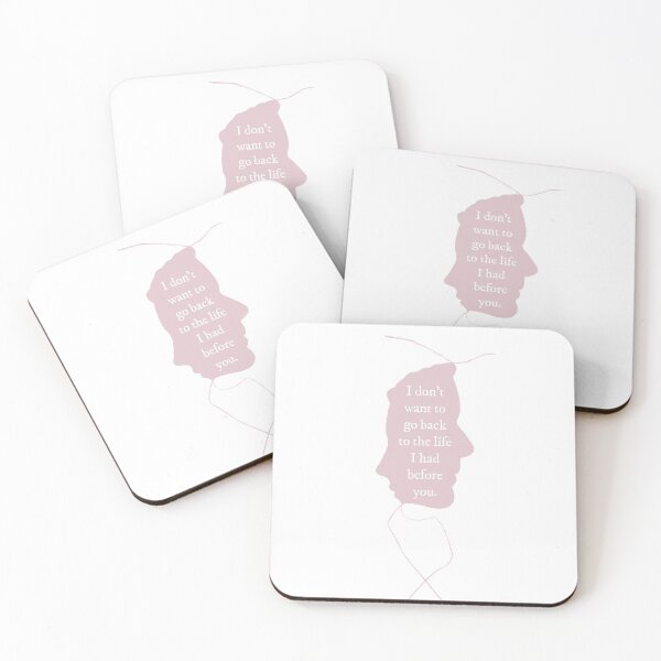 Item preview, I Don't Want To Go Back To The Life I Had Before You - Ammonite Silhouette in Pink designed and sold by magicae.