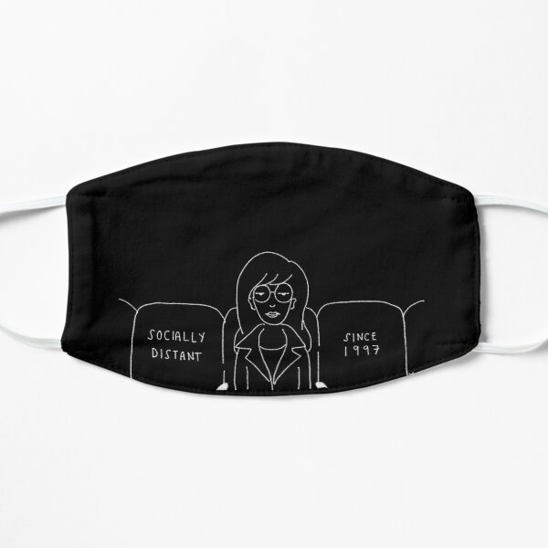 Daria in the time of Covid-19 Flat Mask