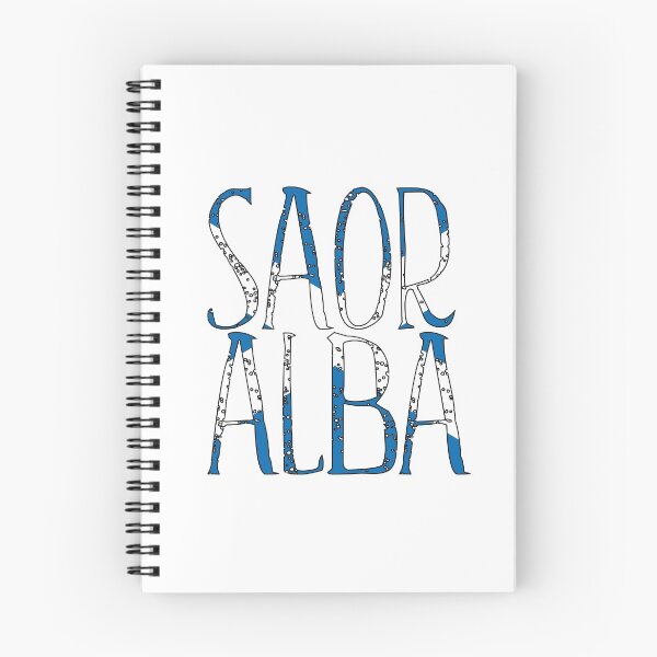 Artikelvorschau, SAOR ALBA, Textslogan der schottischen Unabhängigkeits-Saltire-Flagge entworfen und verkauft von MacPean.