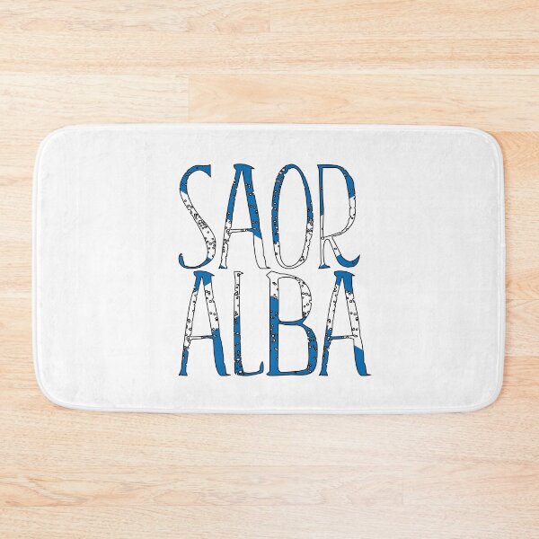 Item preview, SAOR ALBA, Scottish Independence Saltire Flag Text Slogan designed and sold by MacPean.