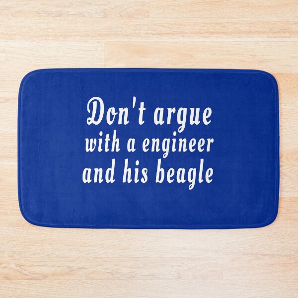 Item preview, Don't argue with a engineer and his beagle blue designed and sold by clewzo.