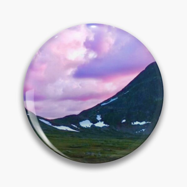 Item preview, Cordillera nevada con nubes rosadas designed and sold by Amazinggrace63.