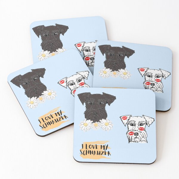 Item preview, Schnauzer stickerpack  designed and sold by NinaBetterNot.