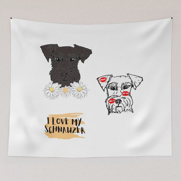 Item preview, Schnauzer stickerpack  designed and sold by NinaBetterNot.