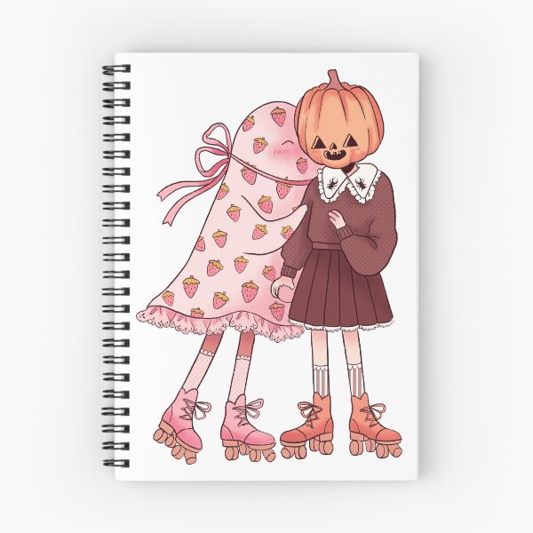 Item preview, Skater Ghost and Pumpkin designed and sold by LanyLevendula.