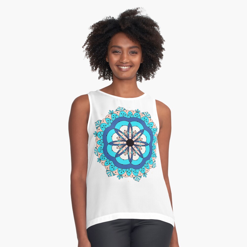 Item preview, Sleeveless Top designed and sold by vectormarketnet.