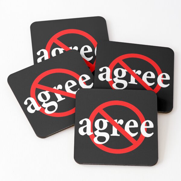 Item preview, Don't Agree - Disagree - Reject - Take issue - Resist designed and sold by notstuff.