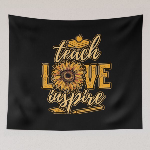 Item preview, Teach Love Inspire Sunflower Teacher Appreciation designed and sold by Hananiah Merch.